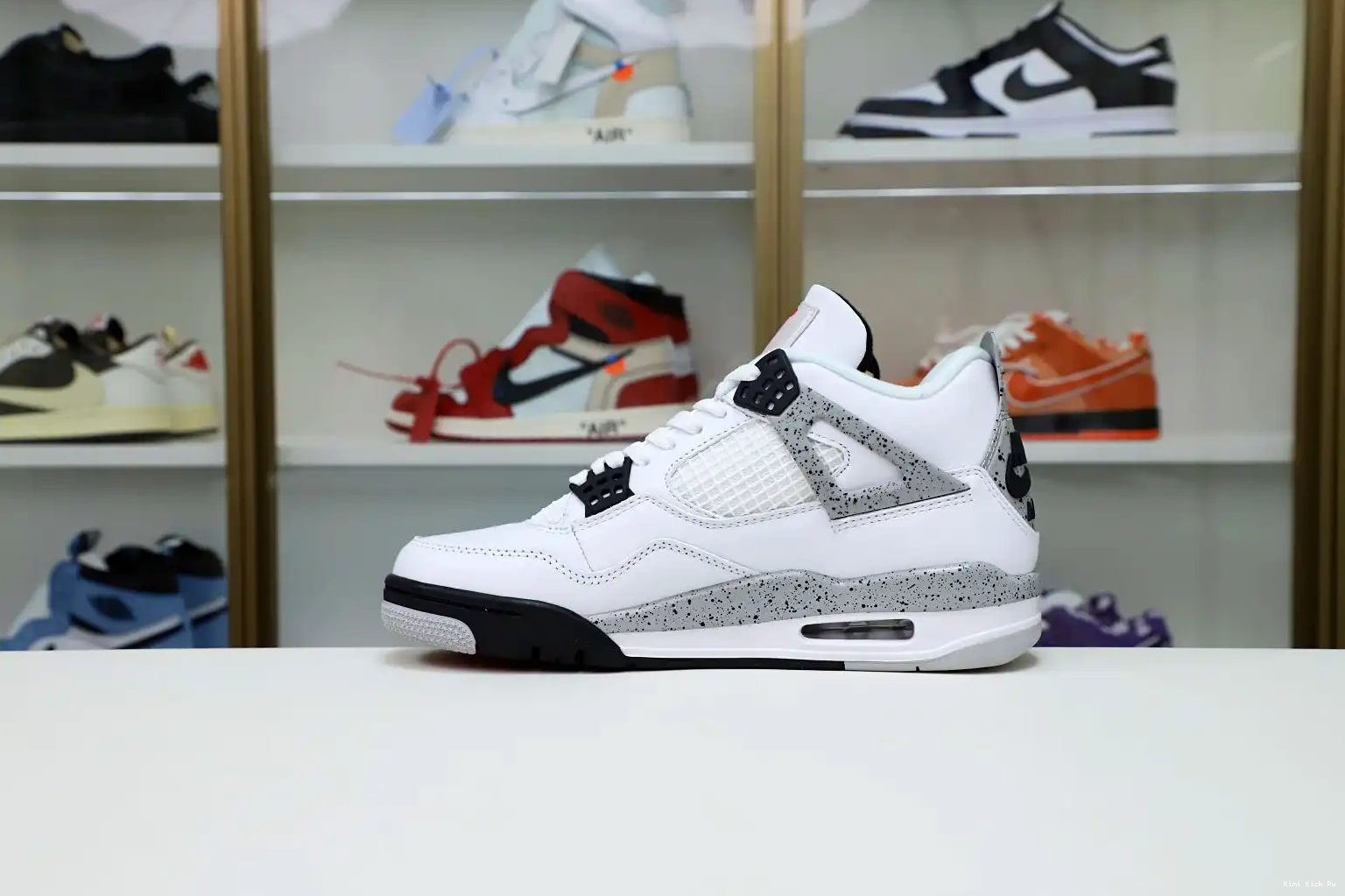 4 Air Retro Cement Jordan White Kimikick 0601